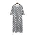 Fan welfare mùa xuân và mùa thu cotton ladies nightdress váy dài đơn giản có thể mặc bên ngoài bông home quần áo mỏng đồ ngủ