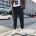 Fang Shao quần áo nam phong cách Hồng Kông mùa thu quần nam nhiều túi phiên bản Hàn Quốc của xu hướng thương hiệu quần ống đứng nam giản dị