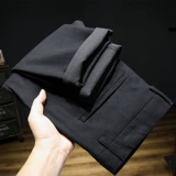 Демисезонные мужские цветные флисовые штаны для отдыха, коллекция 2021, свободный прямой крой