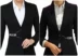 Bộ đồ ngắn màu đen ngắn mùa xuân và mùa thu mới nhún vai phiên bản Hàn Quốc của người phụ nữ mảnh mai giảm béo - Business Suit quần áo bộ thu đông nữ đẹp Business Suit