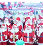 Рождественская елка украшение отель Square Saxophone Санта -Санта -Санта -Санта -Санта -Санта