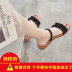 Dép nữ mùa hè phẳng 2018 mới sinh viên Hàn Quốc hoang dã đơn giản đôi giày cổ tích retro chic chic sandal đỏ dép nữ Sandal