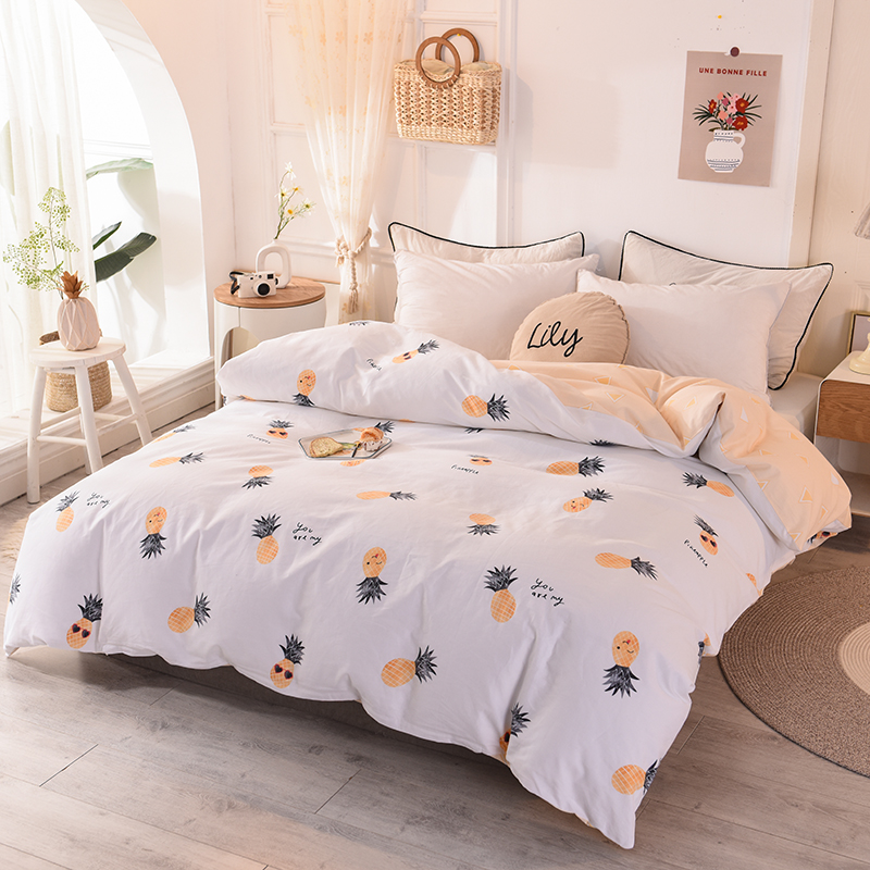 Jackfruitmofi  Home textiles Pure cotton wool Quilt cover singleton  1.5 Bed student 1.2m Cotton thickening Double Quilt cover 200 * 230