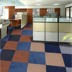 Văn phòng thảm PVC chống cháy mosaic vuông thảm 50X50 billiard phòng khách sạn phòng khách sàn phòng ngủ mat bảo vệ môi trường Thảm