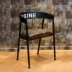 Bàn ăn và ghế retro của Mỹ kết hợp sáng tạo phong cách thủ công đồ nội thất nhà hàng sắt rèn nhà hàng gỗ rắn bàn cafe - Đồ gỗ ngoài trời bàn ghế sắt ngoài trời giá rẻ Đồ gỗ ngoài trời