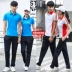 Trung quốc đội tuyển quốc gia đồ thể thao phù hợp với có thể in của nam giới nhóm vuông trang phục khiêu vũ tùy chỉnh in logo ngắn tay áo nữ mùa hè