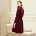 Áo ba lỗ 3 màu nữ chính hãng 2018 mùa đông mới trung áo dài hai mặt áo khoác len nữ - Trung bình và dài Coat Trung bình và dài Coat