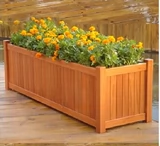 Пользовательская анти -коррозия деревянная цветочная коробка Комбинированность открытого двора цветочный горшок с длинным квадратным цветочным квадратным квадратным коммерческим уличным цветочным кроватью коробку плантации