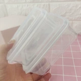Прямоугольная прозрачная глина, пластиковая коробка для хранения