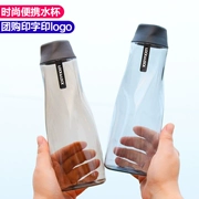 Khóa khóa cốc nước cầm tay nhựa sinh viên nam và nữ cốc dung lượng lớn đá thể dục đỉnh cao thể dục ngoài trời chai thể thao - Tách