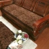 Đỏ gỗ rắn sofa đệm mùa hè bằng gỗ kết hợp đệm liên bang băng ghế dự bị ghế ba chỗ ngồi đệm non-slip bốn mùa phổ