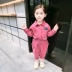 Quần áo trẻ em cho bé gái mùa xuân 2019 phiên bản mới của Hàn Quốc Phù hợp với trẻ em