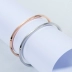 Nhỏ tươi vòng đeo tay nữ net red couple một cặp của Hàn Quốc phiên bản của titanium thép mở rose gold chữ vòng đeo tay nam không phai ... Vòng đeo tay Cuff