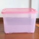 Прозрачный розовый ящик для хранения