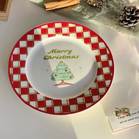 Сетка рождественская тарелка