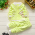 1-2-3 tuổi trẻ sơ sinh con bé bé mùa xuân và mùa thu dài- tay quần bông phù hợp với bông đồ lót nhà quần áo Phù hợp với trẻ em