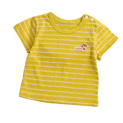 0-1-2 tuổi người đàn ông và phụ nữ bé phần mỏng ngắn- tay áo sơ sinh trẻ sơ sinh con tre bông t- shirt nửa tay áo sơ mi