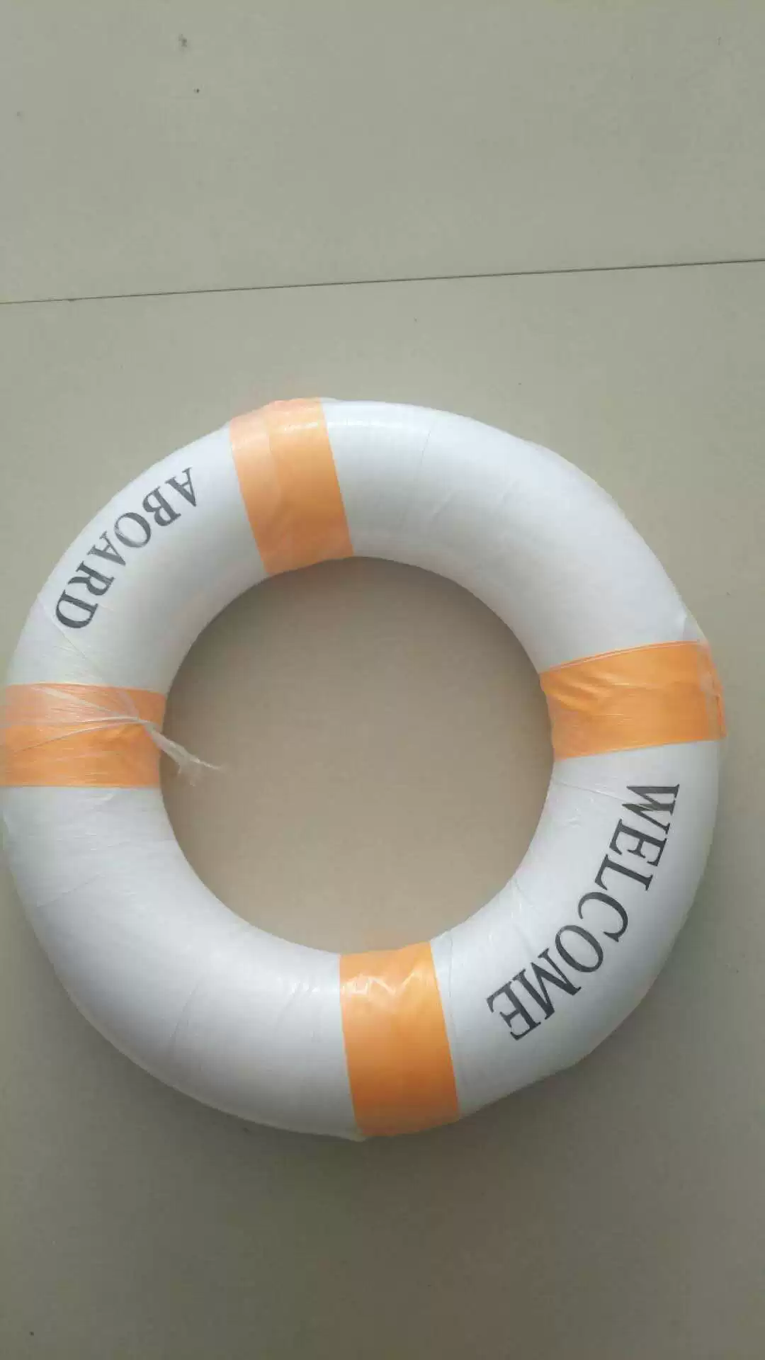 Морской пластикoвый оранжевый надувной круг для взрослых, плавательный бассейн из пены, увеличенная толщина