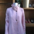 Áo len lông cừu màu hồng dài mùa đông giản dị của phụ nữ giảm giá T8106C - Áo khoác dài Áo khoác dài