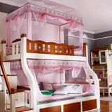 Двухэтажная детская москитная сетка для кровати с молнией для школьников, 1.2м, 1.5м