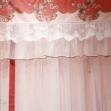 Домохозяйство с большим затенением кровати комары сетевая занавеска интегрированная ветровое стекло двух -Принцесса Корт приземление ветра 1,5 койки вуали 1,8 метра