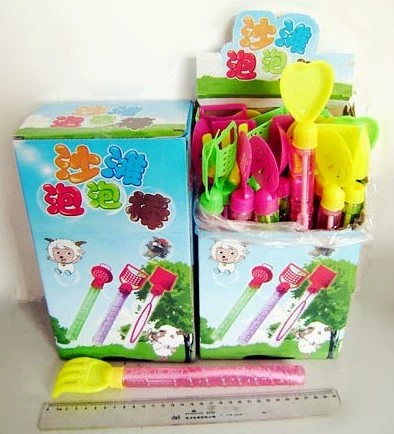 Пляжные красочные мыльные пузыри, игрушка, 27см