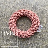 Вязаная вязаная игрушка для любимой собаки игрушки, кусай зубы веревка мяч кусай веревку золотой маму -мусей средний большая большая собака