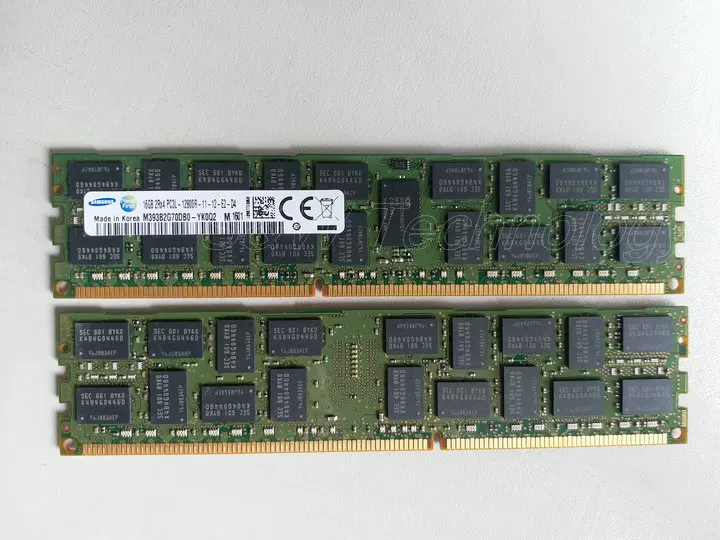 Оригинальная память Samsung 16GB 2RX4 PC3L-12800R DDR3 1600 Reg RDIMM серверная память