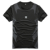 Thể thao t-shirt nam ngắn tay mùa hè khô nhanh quần áo thoáng khí vòng cổ chạy áo nửa tay mồ hôi phần mỏng quần áo tập thể dục áo ba lỗ adidas nam Áo phông thể thao