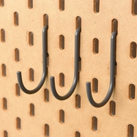 Серый широкий крючок (3 шт.)