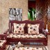 Đệm sofa gỗ chống trượt dày xốp gỗ gụ sofa đệm ba chỗ kết hợp băng ghế đệm có thể tháo rời và có thể giặt mùa đông đêm ghế gỗ Ghế đệm / đệm Sofa