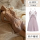 Bộ đồ ngủ có đệm gợi cảm Victoria dành cho nữ mùa hè 2023 mới hở lưng ren nguyên chất ham muốn treo váy ngủ
