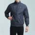 Mùa xuân phần mỏng áo khoác thể thao nam áo khoác polyester thể thao thoáng khí áo giản dị windproof mặc của nam giới single