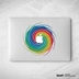 MacBook một phần lá máy tính xách tay Apple dán sáng tạo Air Pro vỏ máy tính phim màu phụ kiện trang trí