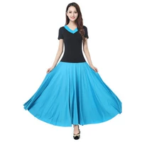 Синий комплект, длинная юбка