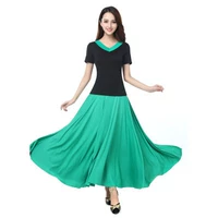 Зеленый комплект, длинная юбка