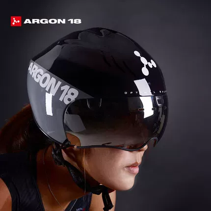 [Argon18 SH+ 협력 공기역학 아이언 트라이앵글 헬멧 아이언맨 트라이애슬론 헬멧]