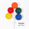 Color plastic balloon beam
