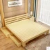 Kinh tế giường gỗ rắn giường đôi giường gỗ rắn giường trẻ em 1 m 1,2 m lưu trữ giường 1,5 1,8 m A10 - Giường giường ngủ đẹp Giường