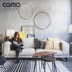 Tuyệt vời vải sofa gỗ màu đứng Bắc Âu ba chút nhỏ căn hộ hiện đại phòng khách nhỏ gọn đã sẵn sàng để Connaught vải mủ - Ghế sô pha sofa phòng khách giá rẻ Ghế sô pha