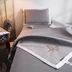 Máy giặt có thể giặt được mat ba mảnh 1,5m giặt băng lụa mat trần ngủ 5D thoáng khí chống trượt mat 1,8m giường - Thảm mùa hè