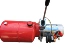 Bộ khởi động màu đỏ mới mạnh mẽ Xe nâng xếp chồng 12V24V xi lanh trạm tác động kép động cơ bơm dầu thủy lực cấu tạo bơm thủy lực bánh răng bơm thủy lực xe nâng komatsu 