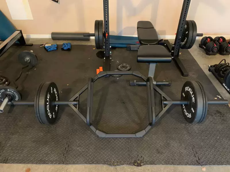 [Фитнес шестигранная рама TB-2 TRAP BAR необычный гантель стержень]
