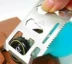 Đa mục đích saber thẻ thẻ công cụ cuộc sống tiết kiệm thẻ 11 chức năng công cụ cầm tay sửa chữa công cụ tiện ích để gửi trường hợp da