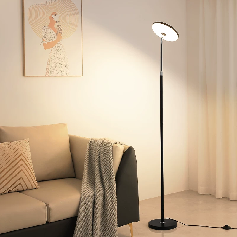 LED напольная лампа для гостиной, суперяркая креативная подсветка для чтения в постели, атмосфера подсветки, умная лампа, защита глаз