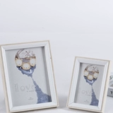 Современная и минималистичная фоторамка из натурального дерева для спальни, 6 дюймовая, 7 дюймов