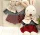 Quần áo búp bê đường chính hãng Thay thế Bunny dễ thương Đồ chơi sang trọng Rag Doll Quần áo búp bê Váy - Đồ chơi mềm