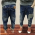 Quần jeans bé trai mùa thu 2019 phiên bản Hàn Quốc mới của quần thủy triều trẻ em quần âu trẻ em quần áo trẻ em mùa xuân và mùa hè mỏng - Quần jean