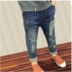 Quần jeans bé trai mùa thu 2019 phiên bản Hàn Quốc mới của quần thủy triều trẻ em quần âu trẻ em quần áo trẻ em mùa xuân và mùa hè mỏng - Quần jean