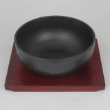 17 см. Чугунная чаша сырой железной рисовой чаша Японская и корейские камни бибидициновая бифеска, чугунная сковорода